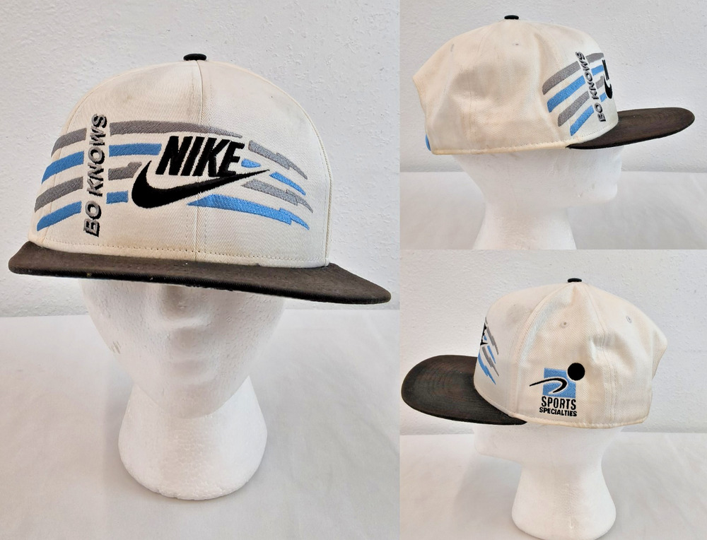 Vintage Nike Bo Jackson Sports Specialties Snapback Hat Bo Knows One Size #W5613
